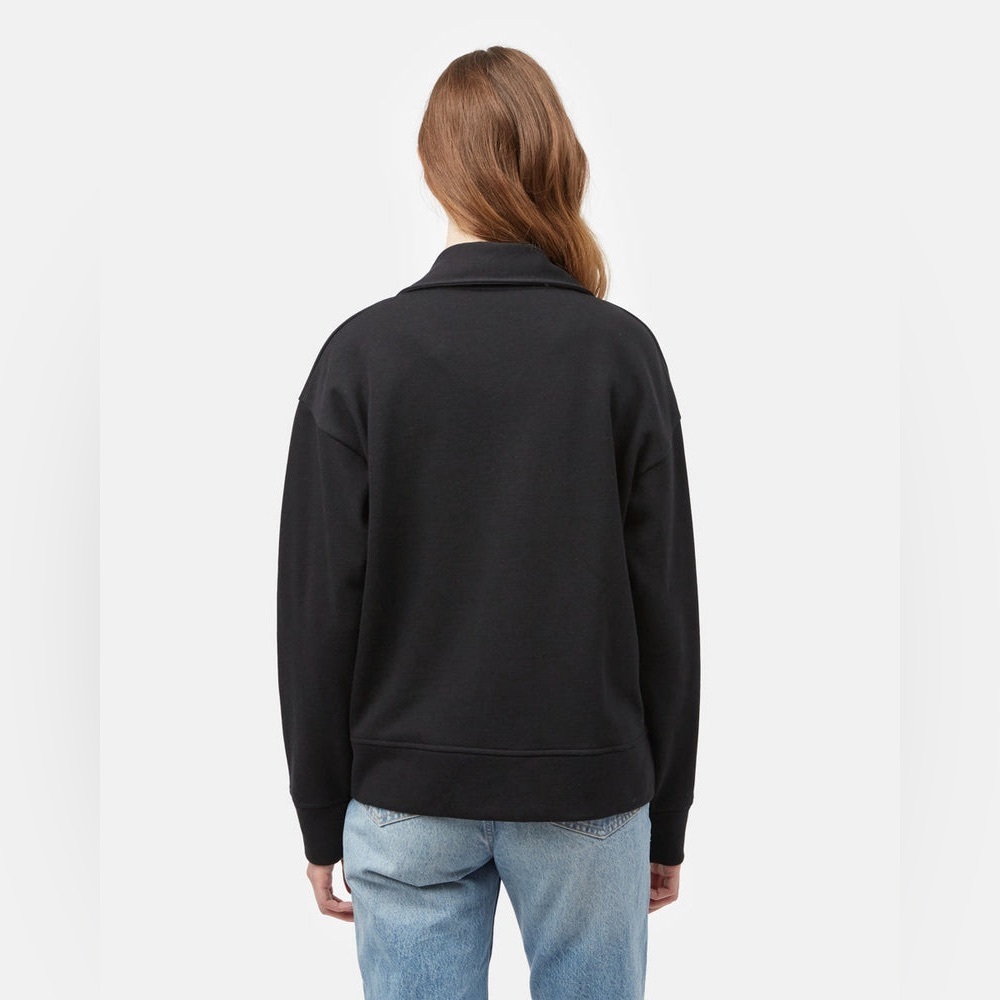 10Tree Women’s Treefleece Grove Sweatshirt in Meteorite Black, Size XS, Tentree - Picture 3 of 12